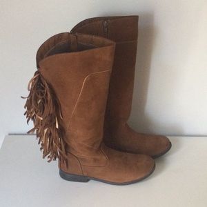 Justice Ladies/Big Girls Brown Fall Tall Boots 👢